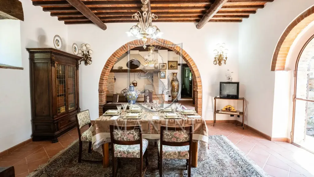 Salle à manger - Historic Castle with Garden in Sinalunga