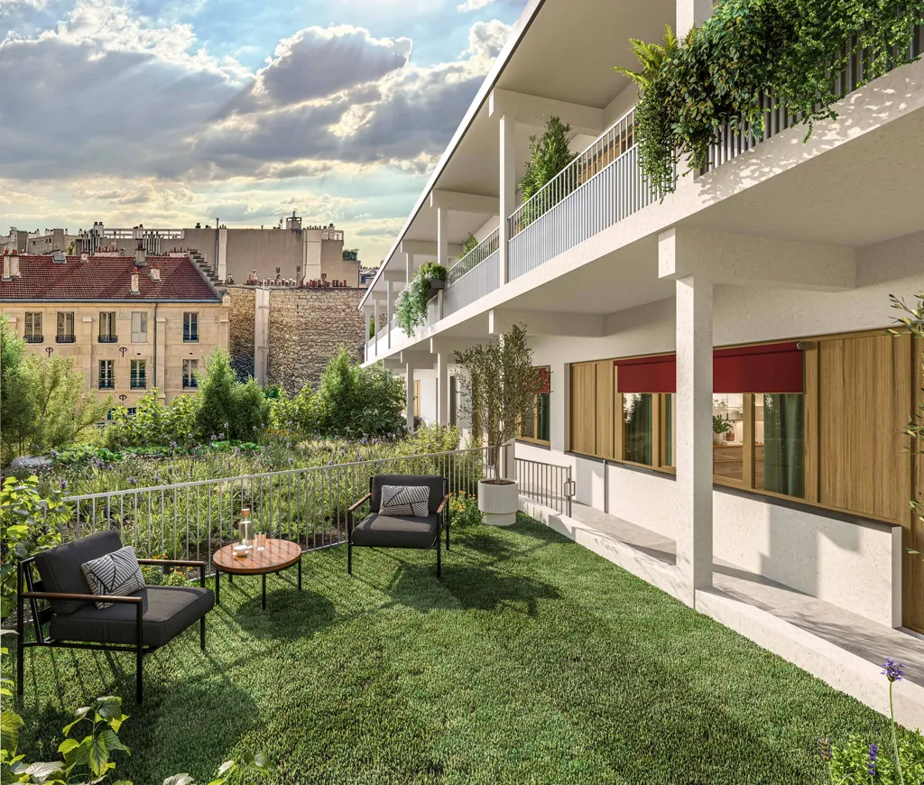 Terrass - New Build Apartments with Eiffel Views in Paris