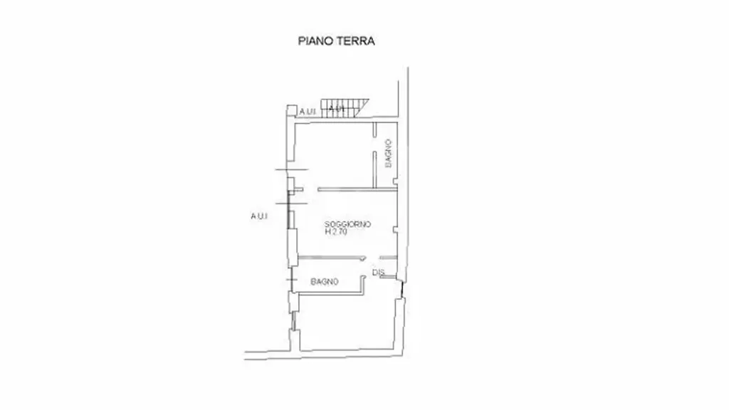 Floor Plan - Restored Triplex with Garden View in Manerba del Garda