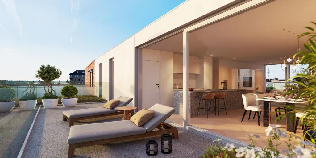 Terrass - Penthouse with Terraces in Sint-Niklaas
