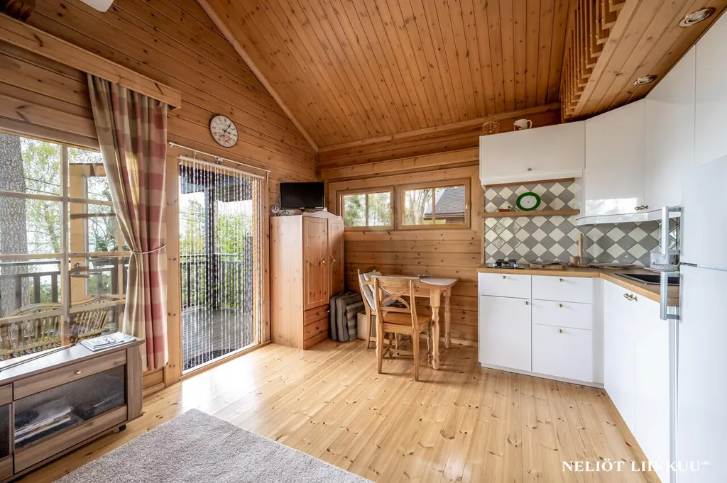 Köök - Modern Cabin with Sauna in Kuiva Hevonen