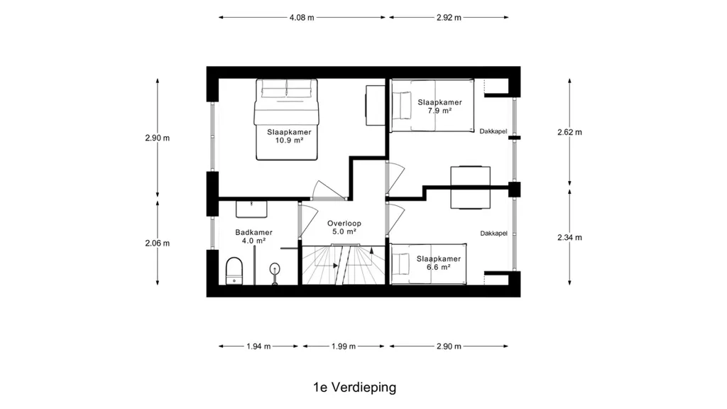 Plaan - Modernised Corner House with Garden in Leerdam
