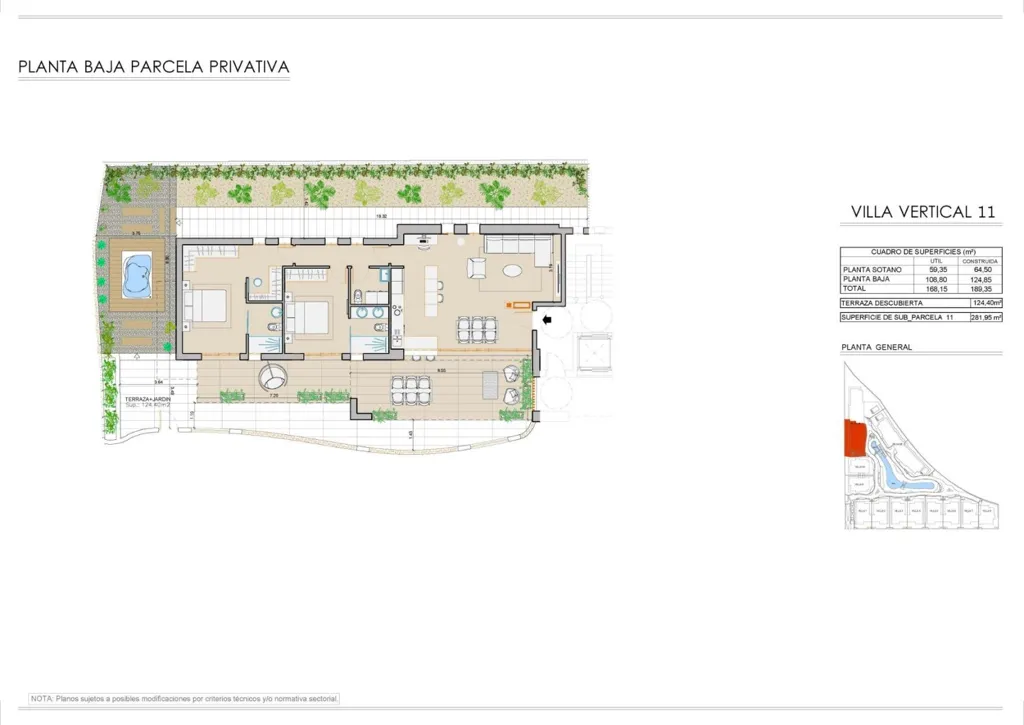 Plan - New-Build Villa with Sea View in Mar de Pulpí
