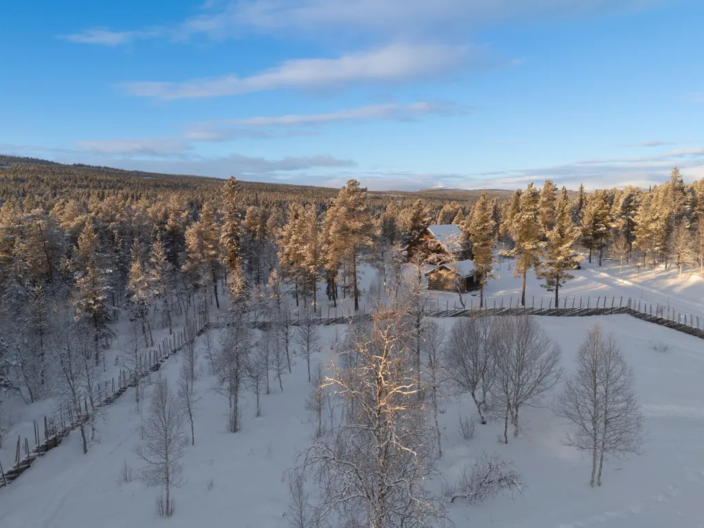 Õhuvaade - Plot with Garden in Söromsjön, Jämtland