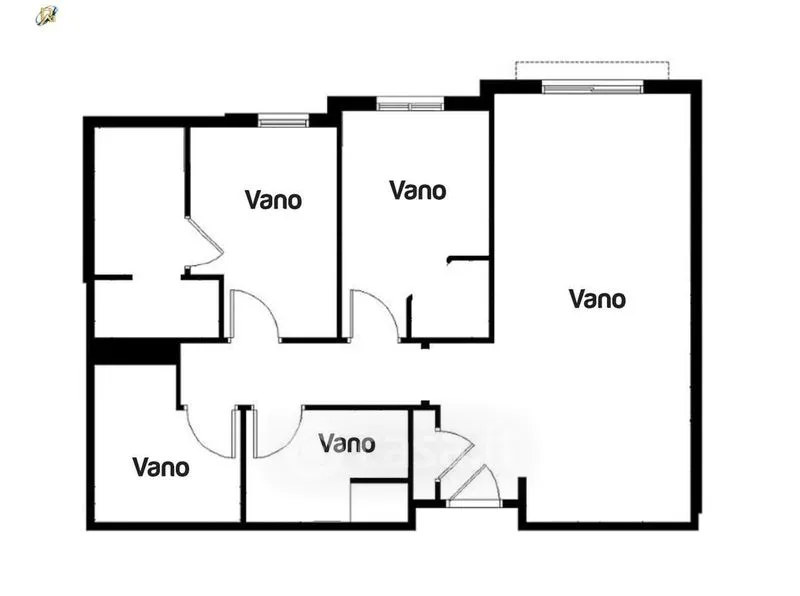 Plaan - Studio Flat in Castelnuovo di Farfa