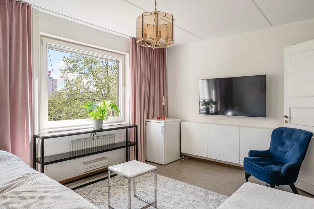 Living Room - Apartment with Rental Unit in Täby