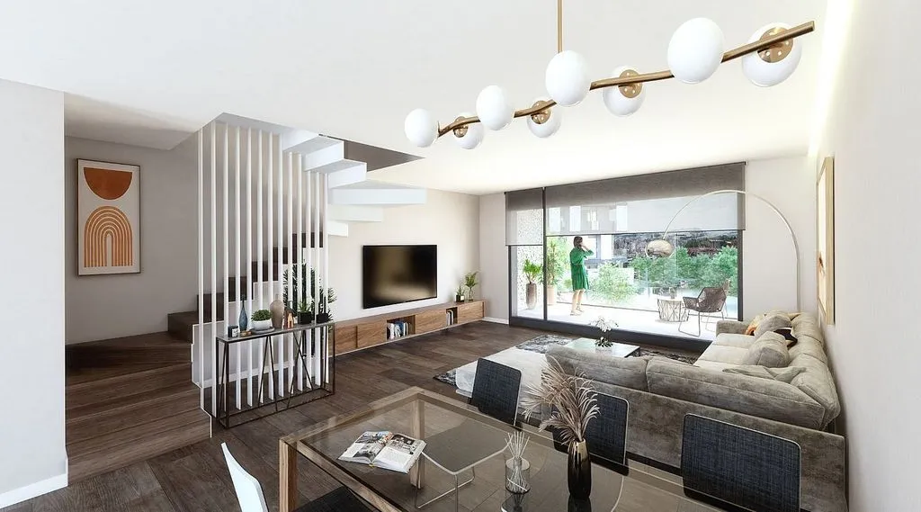 Séjour - New Flat with Pool in Ferroviario Street