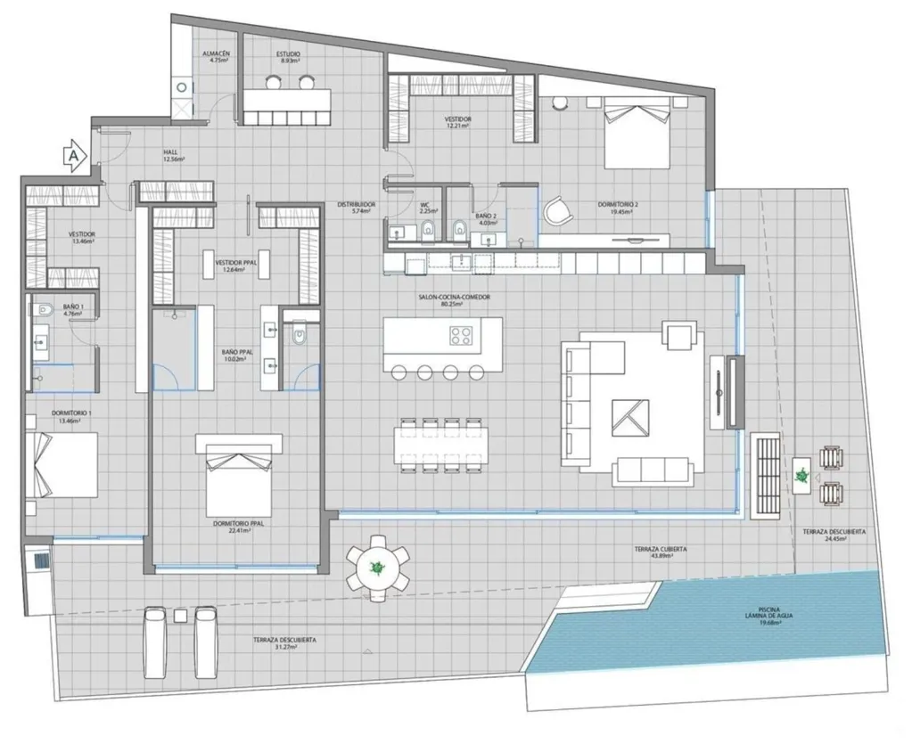Plan - Penthouse with Sea Views in Fuengirola