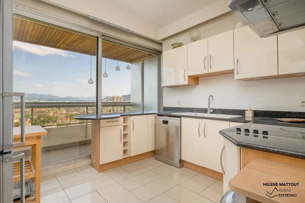 Cuisine - Appartement avec Vue Mer à Marseille, Les Jardins de Thalassa