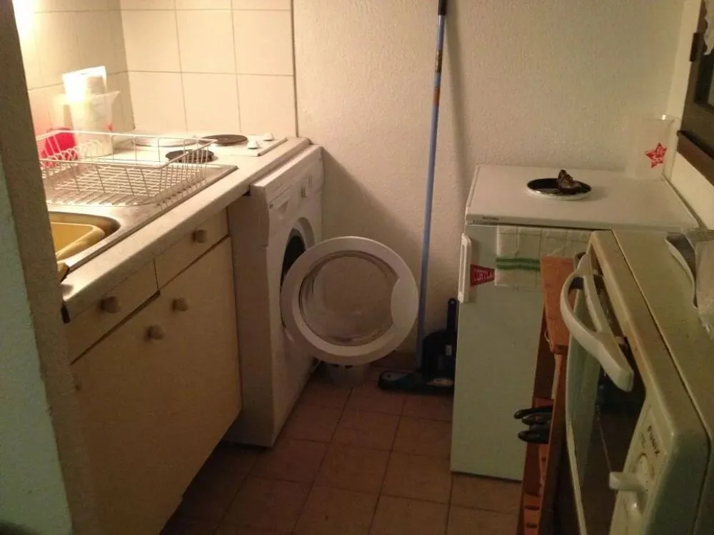 Köök - Studio with Central Location in Juan les Pins
