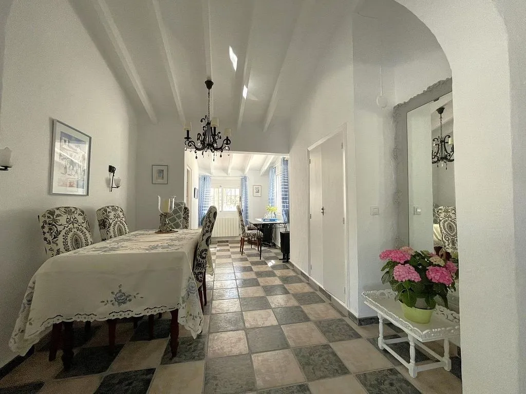 Dining Room - Villa with Pool and Terrace in El Portet