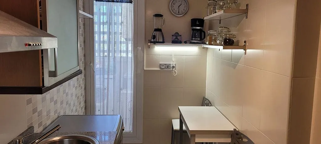 Köök - Apartment with Pool and Terrace in Vereda Golf