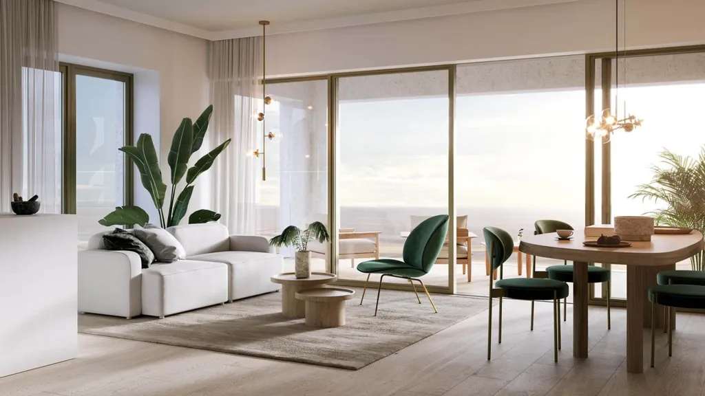 Séjour - Appartements Moderne avec Vue Mer à Ostende