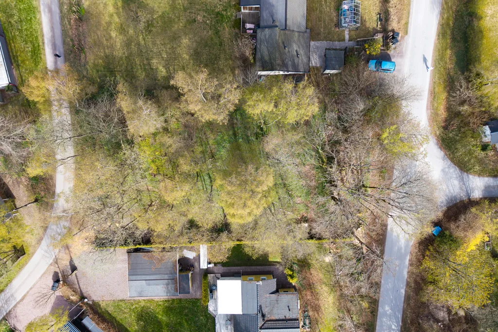 Vista aerea - Freehold Plot with Pool in Lerbäckshult