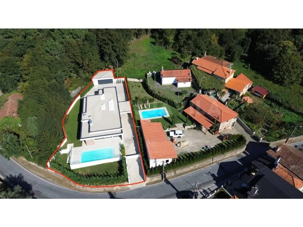 Õhuvaade - Modern Villa with Pool in Vila Nova de Cerveira