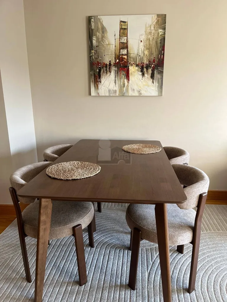 Salle à manger - Furnished Flat with Garden near Gran Vía, Vigo