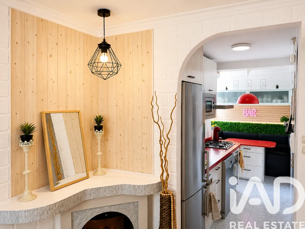 Kitchen - Apartment with Garden and Sea View in Málaga