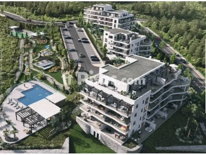 Vue aérienne - Penthouse with Sea View in Mijas