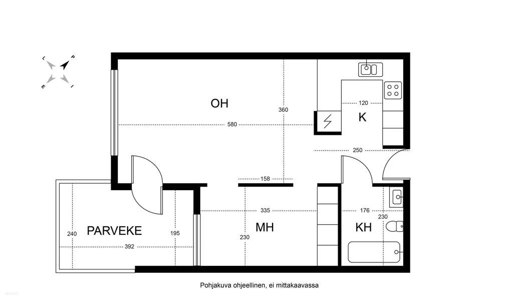 Plaan - Tower Apartment with Sea View in Kivenlahti
