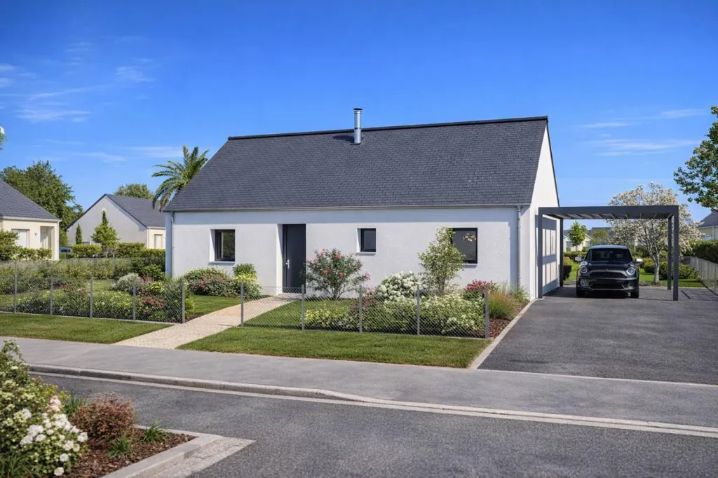 Extérieur - Maison de Plain-Pied avec Terrains à Hottot-les-Bagues