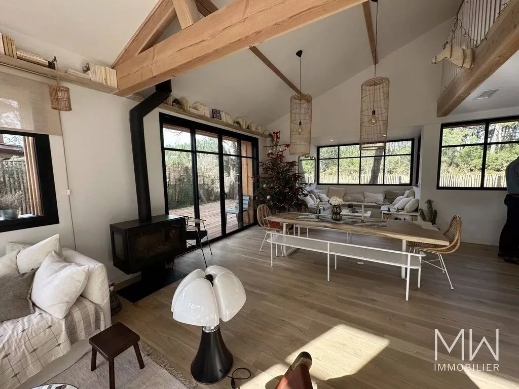 Living Room - Luxury Villa with Pool in Lège-Cap-Ferret