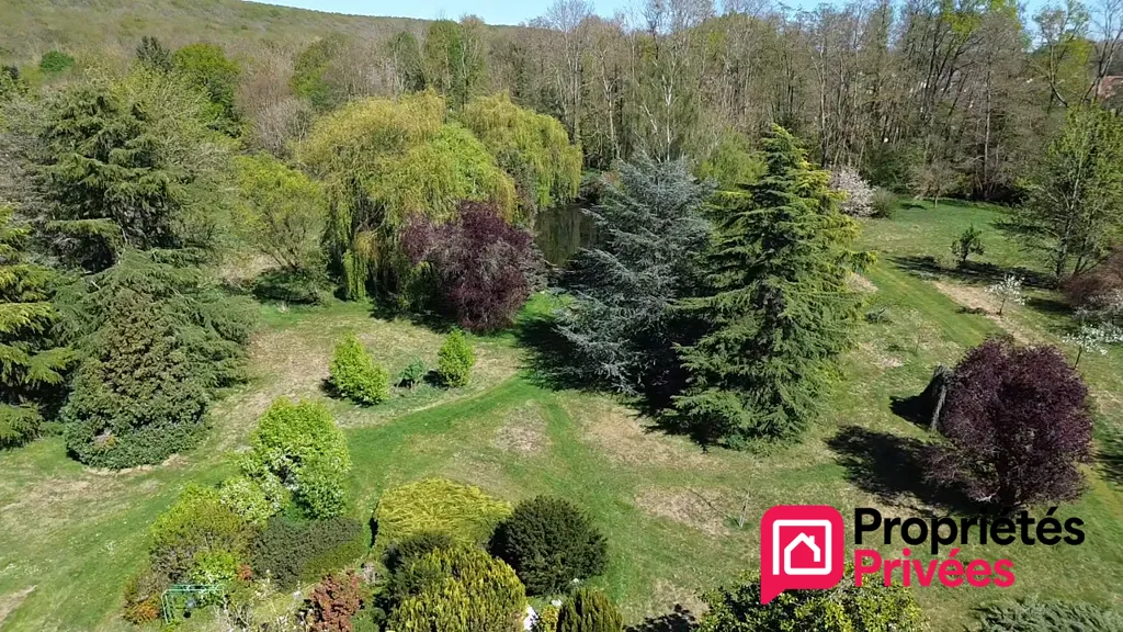 Õhuvaade - Luxury House with Pool in Croth, Normandy