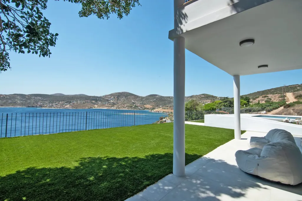 Terrasse - Villa with Sea View in Daskaleio, Attica