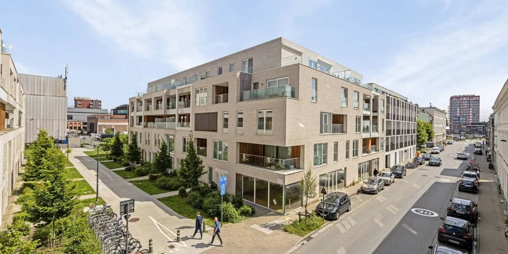 Õhuvaade - Apartment with Park View in Gent Dockside