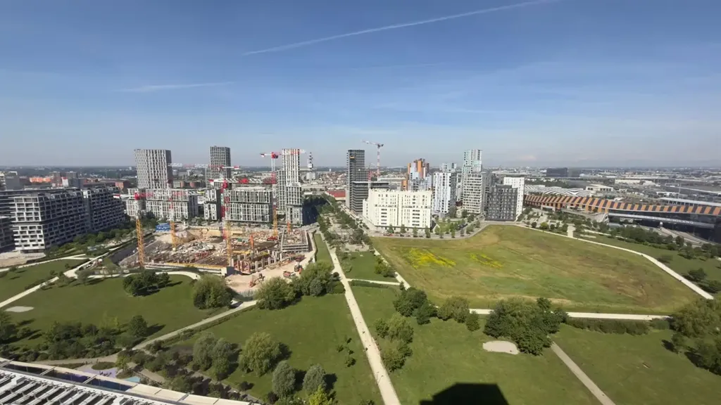 Vue aérienne - Luxury Apartment with Panoramic Views in Milan