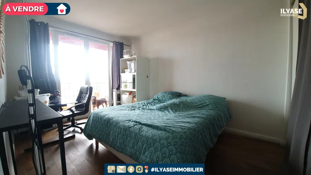 Chambres - Appartement T3 avec Balcon et Vue Dégagée à Chalon-sur-Saône