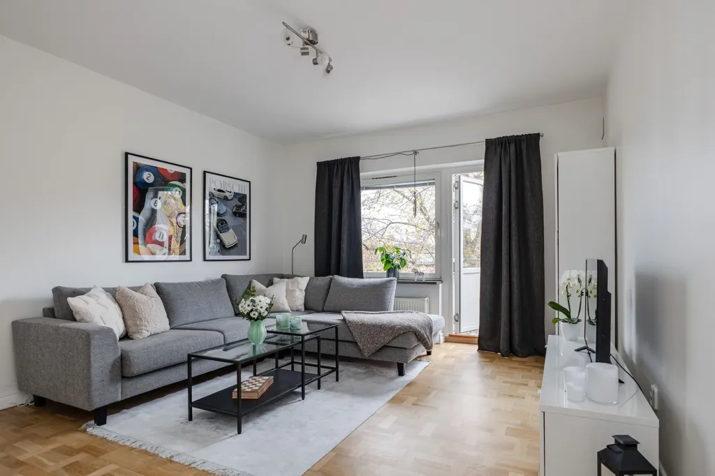 Soggiorno - Apartment with Balcony in Enköping