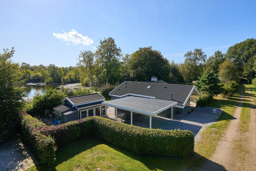Vue aérienne - Modern Vacation Home with Garden in Rågeleje