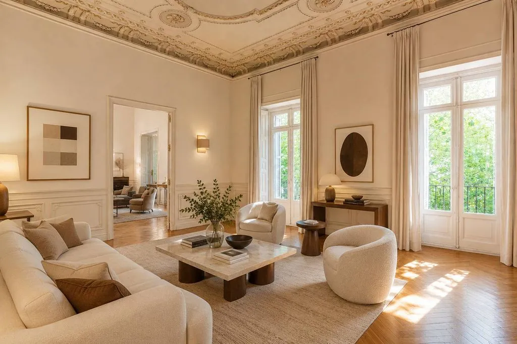 Séjour - Historic Flat with City View in Salamanca