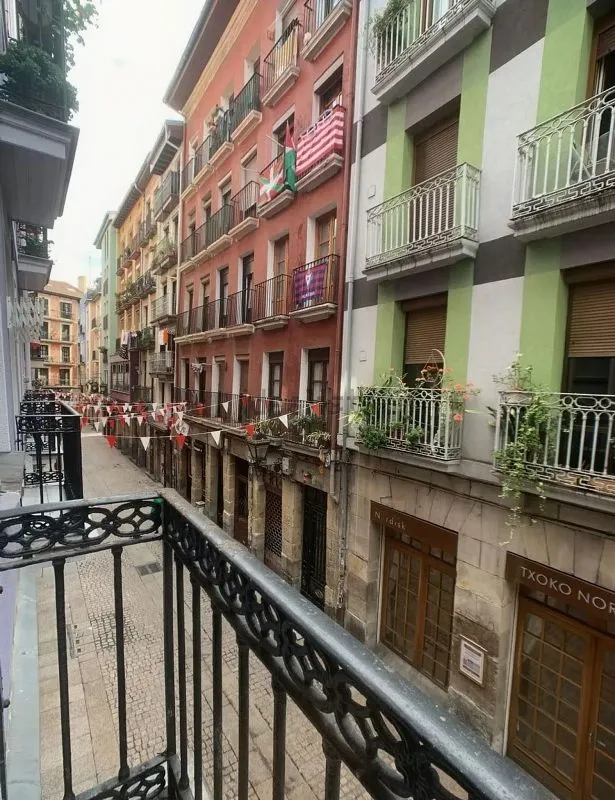 Balcon - Reformed Flat with Balcony in Bilbao's Old Town