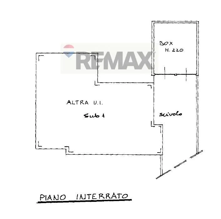 Floor Plan - Single Villa with Garden in Bonate Sopra