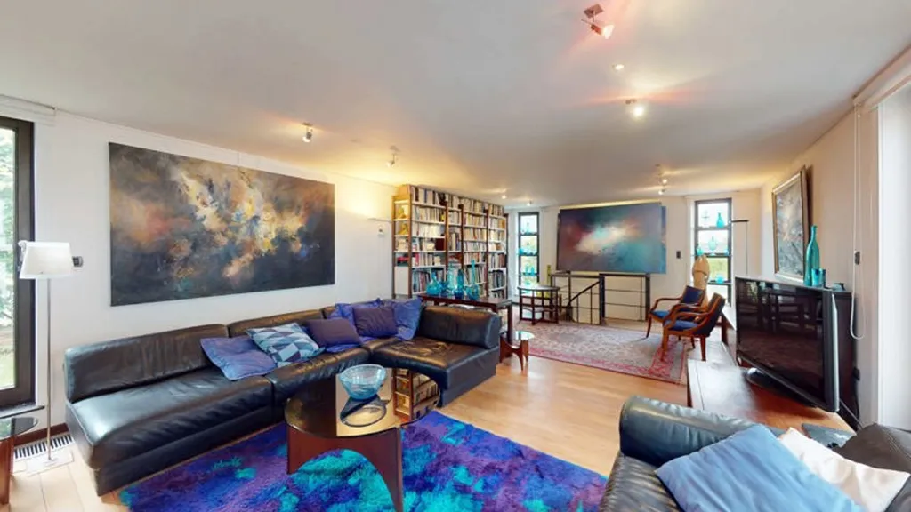 Living Room - Renovated Villa with Pool near Lasne Centre