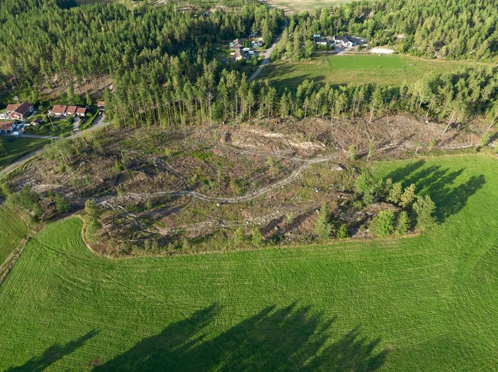 Õhuvaade - Plot for Custom House near Söderköping