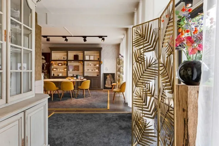 Dining Room - Apartment with Canal View in Antwerp
