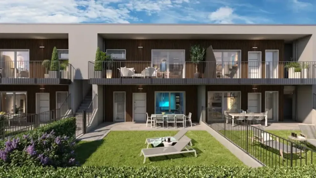 Trilocale with Private Garden in Treviolo