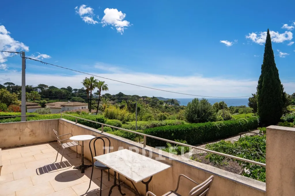 Terrace - House with Sea View in La Croix-Valmer