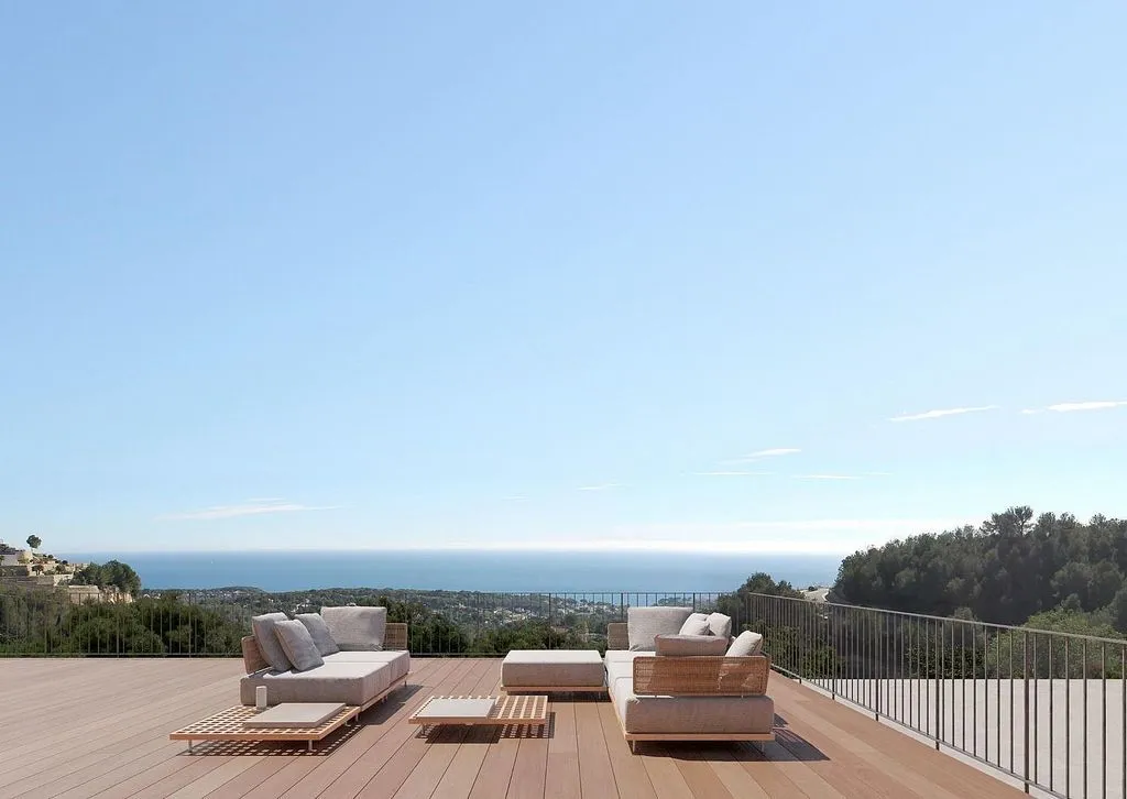 Terrasse - Avant Garde Villa with Sea View in Benissa
