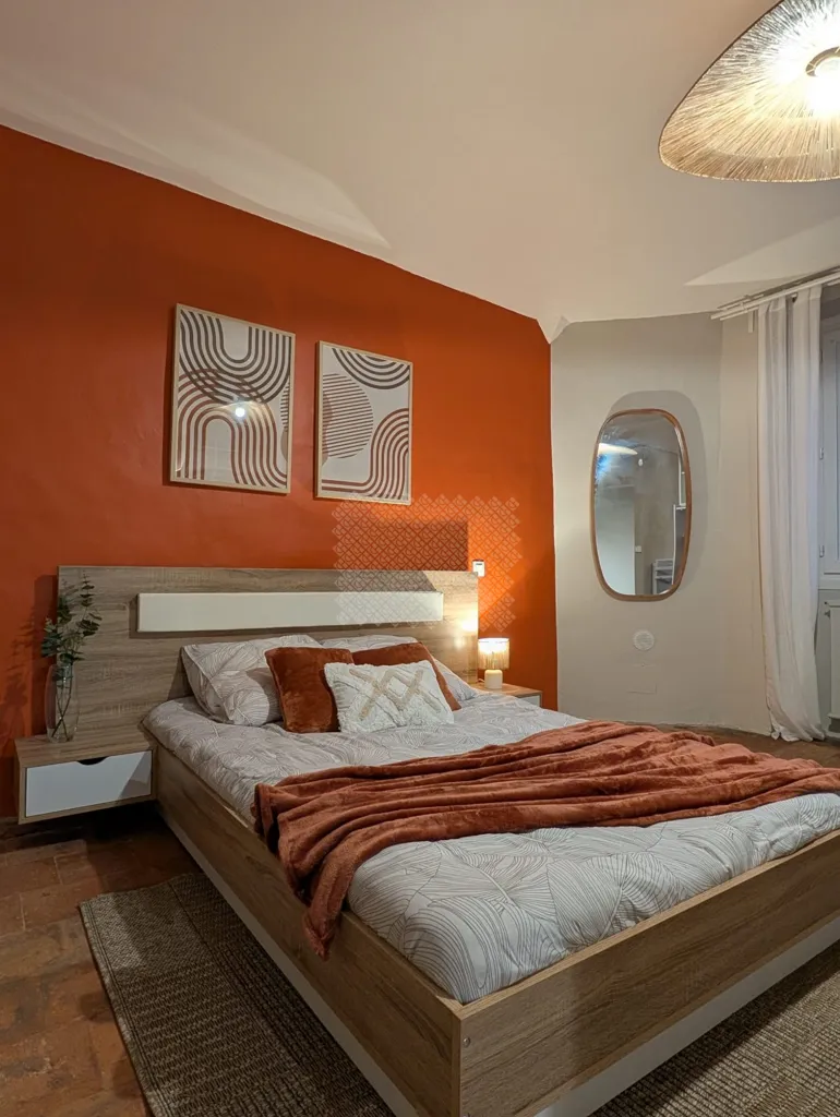 Chambres - Appartement avec jardin à Laval