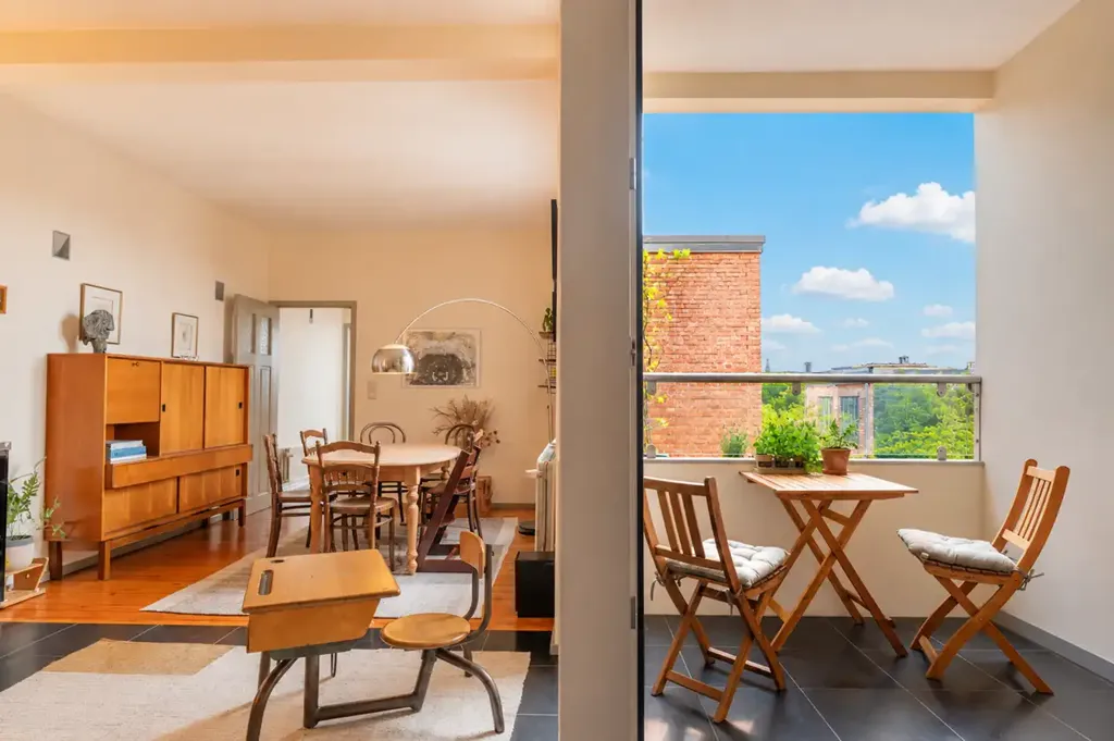 Salle à manger - Appartement Lumineux avec Terrasse à Antwerpen