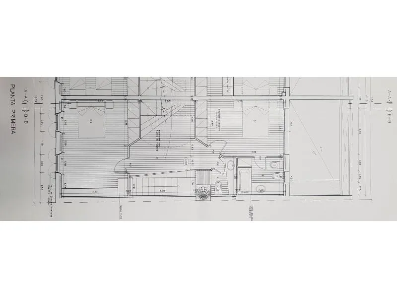 Floor Plan - Converted Factory House with Terraces in Mahón