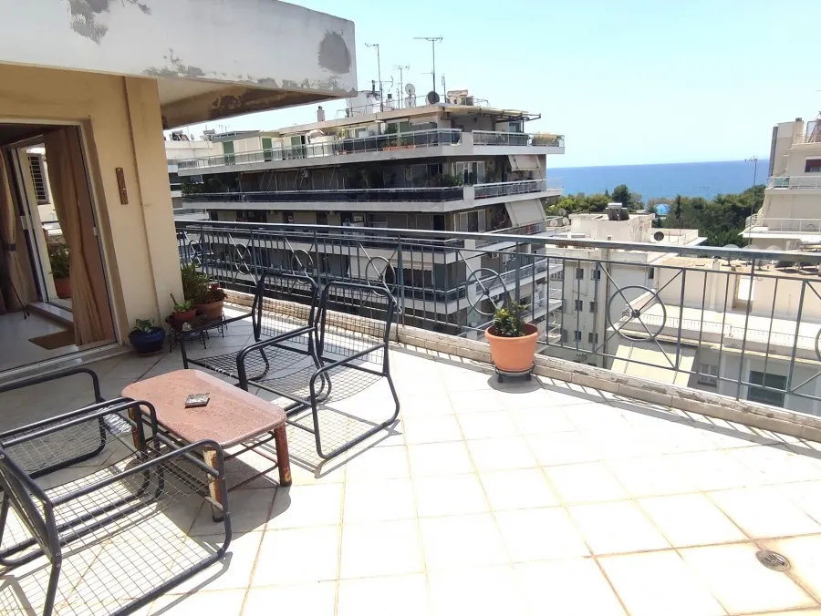 Balcon - Maisonette with Sea View in Paleo Faliro