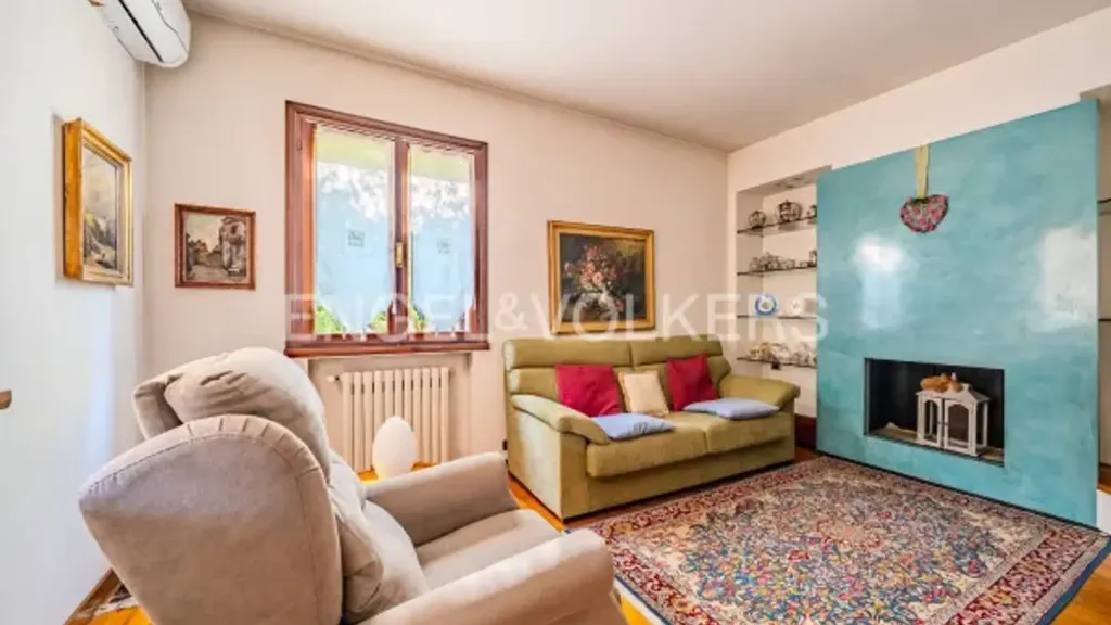 Living Room - Luxury Villa with Garden in Casier, Treviso