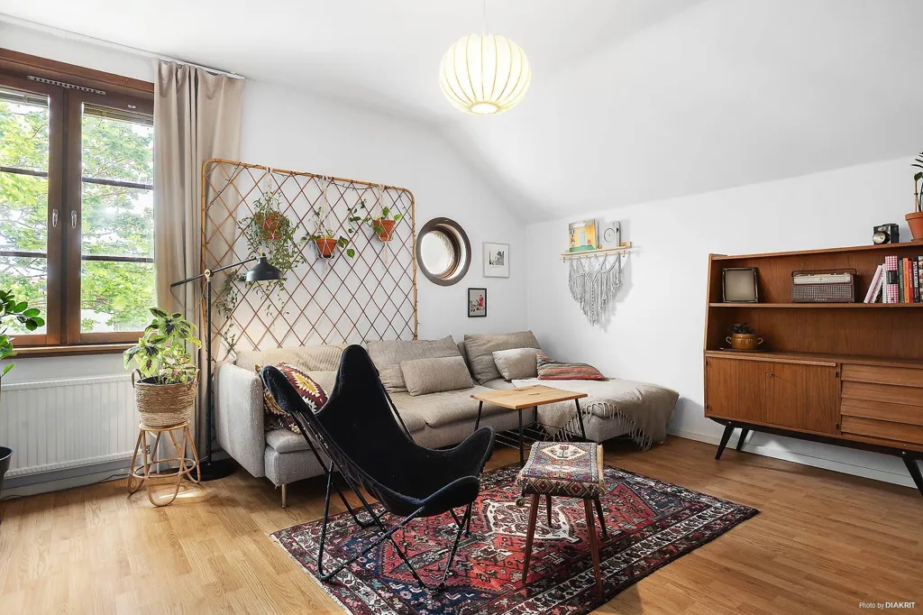 Séjour - Charming Apartment with Terrace in Örebro