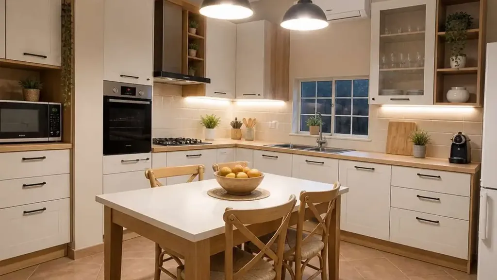 Cuisine - Villa with Balcony in Carini
