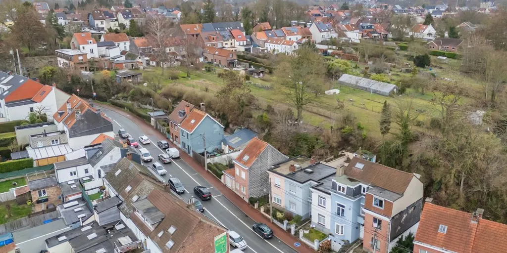 Aerial - Renovated 3-Fronted House in La Hulpe