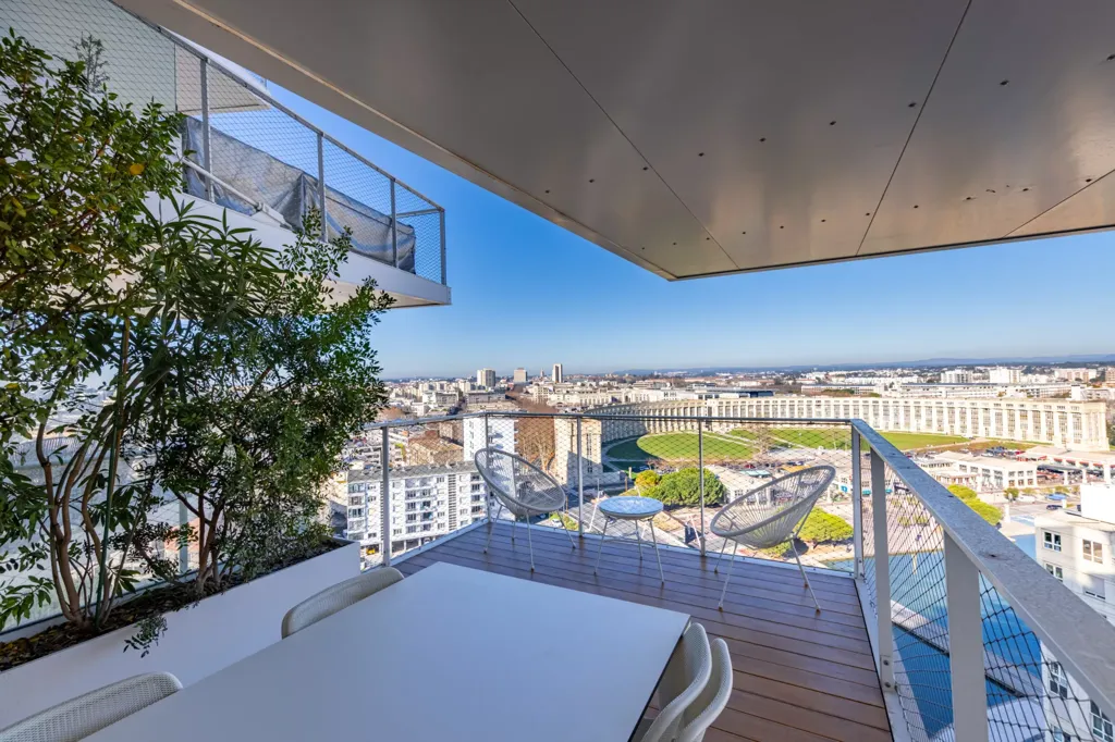 Terrasse - Appartement Luxe avec Vue Panoramique à Montpellier